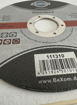 Preview: Trennscheibe 115x1 mm für Stahl,Metall,INOX und VA